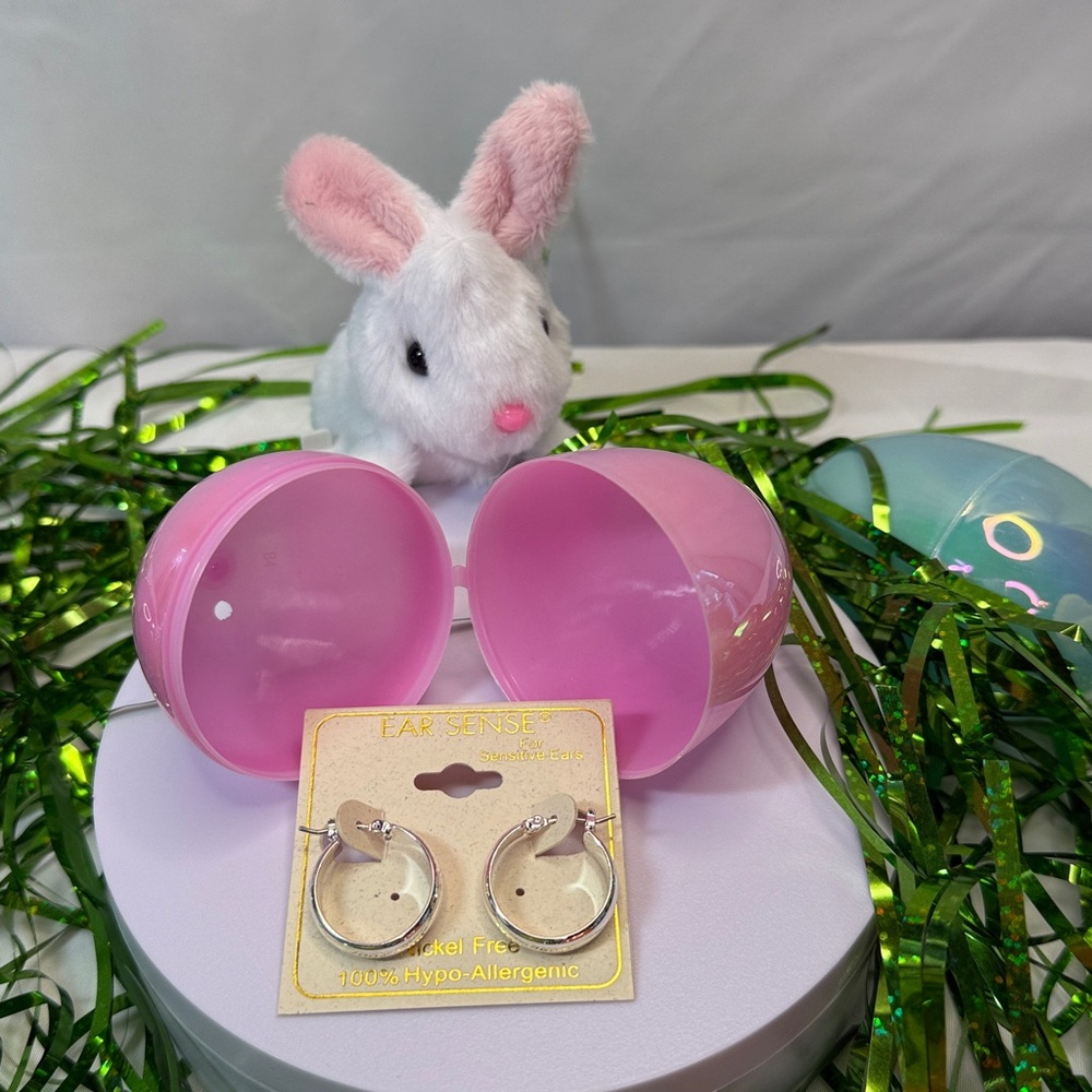Silver Hoop Earrings for Sensitive Ears